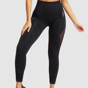 Gymshark Black High-Waisted Energy Seamless Leggings